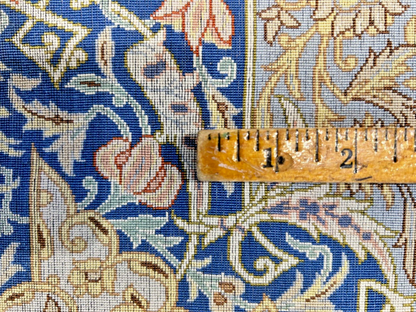 6'5"x10'4" Exquisite Extra-Fine Hand-Knotted 100% Silk Qume Carpet - Area Rug