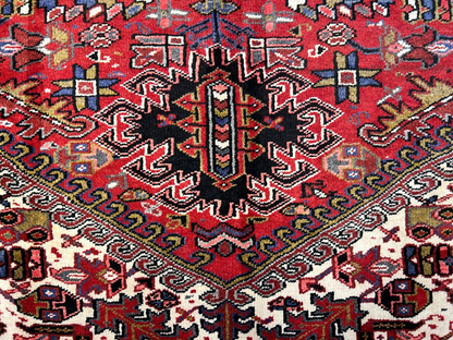 9'x11'5" Hand-Knotted 100% Wool Pile Herize Rug