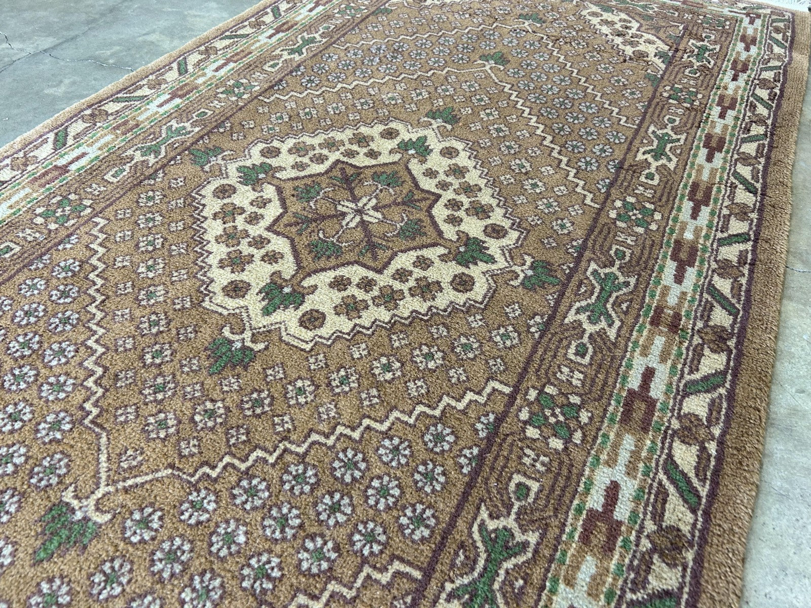 3'x6' Hand-Knotted 100% Wool Pile Oriental Area Rug - Carpet