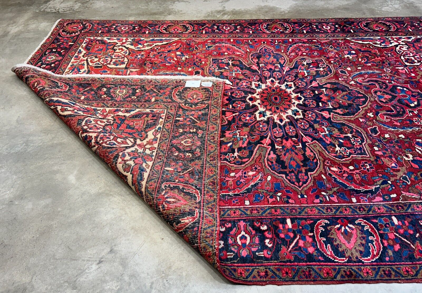 8'2"x11'6" Hand-Knotted 100% Wool Pile Herize Rug