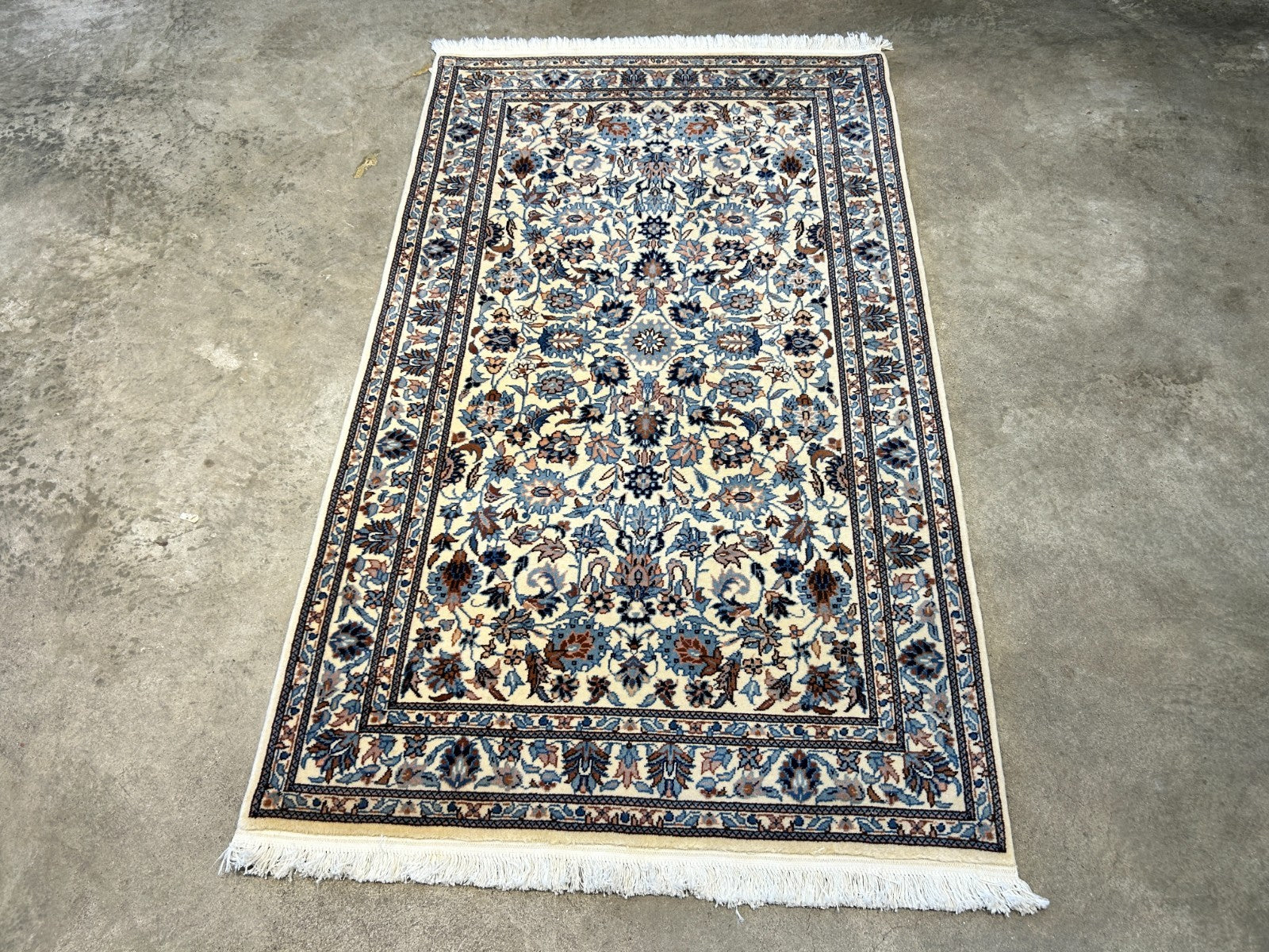 3'x5' Hand-Knotted 100% Wool Pile Oriental Rug