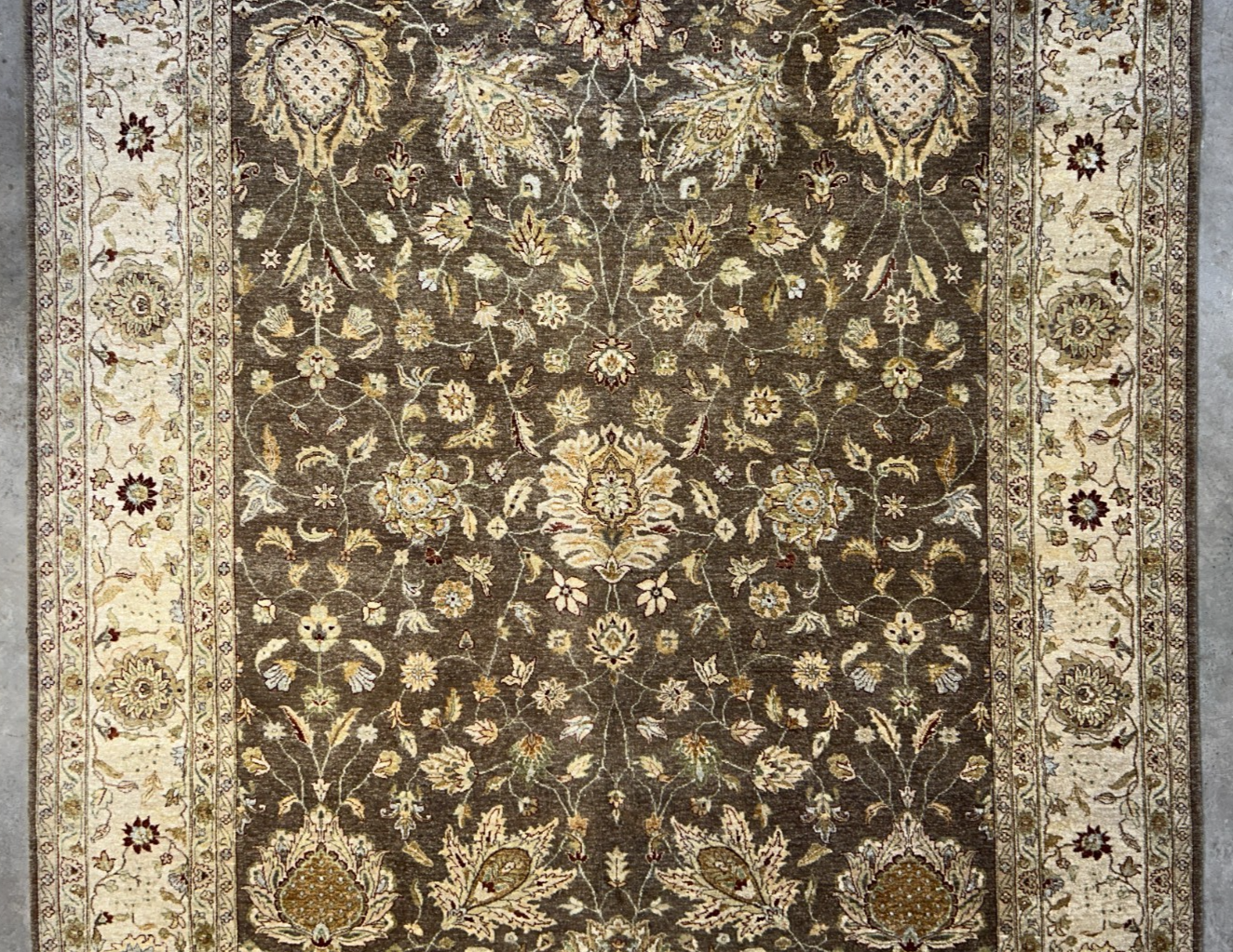 9'x12' Hand-Knotted 100% Wool Pile Agra Rug