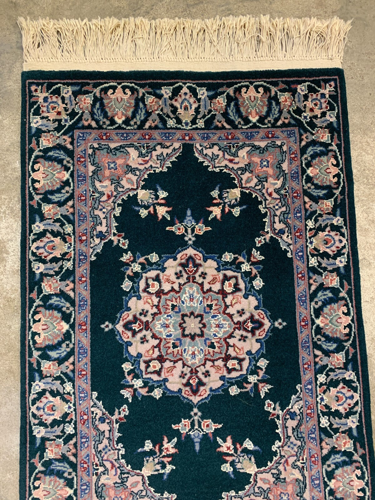 2'x3' Hand-Knotted Wool Oriental Rug - Area Carpet