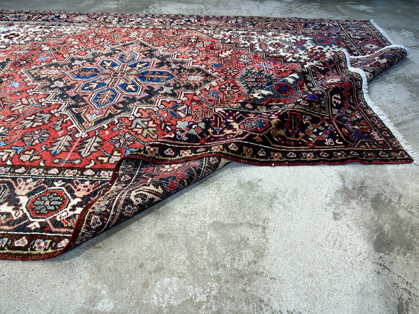 6'7"x9'7" Hand-Knotted 100% Lamb Wool Herize Carpet - Area Rug