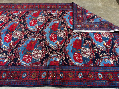 4'9" x 10'0'' Hand-Knotted 100% Lamb Wool Pile Sennehe Area Rug - Carpet