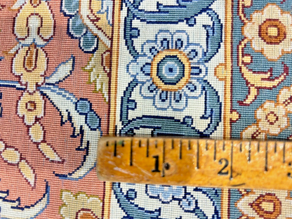 7'3"x10'7" Exquisite Extra-Fine Hand-Knotted 100% Silk Qume Carpet - Area Rug