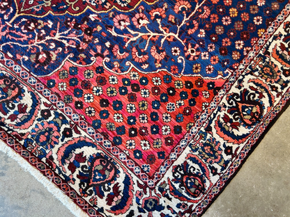 8'4"x11'6" Hand-Knotted 100% Wool Pile Bakhtiarie Rug