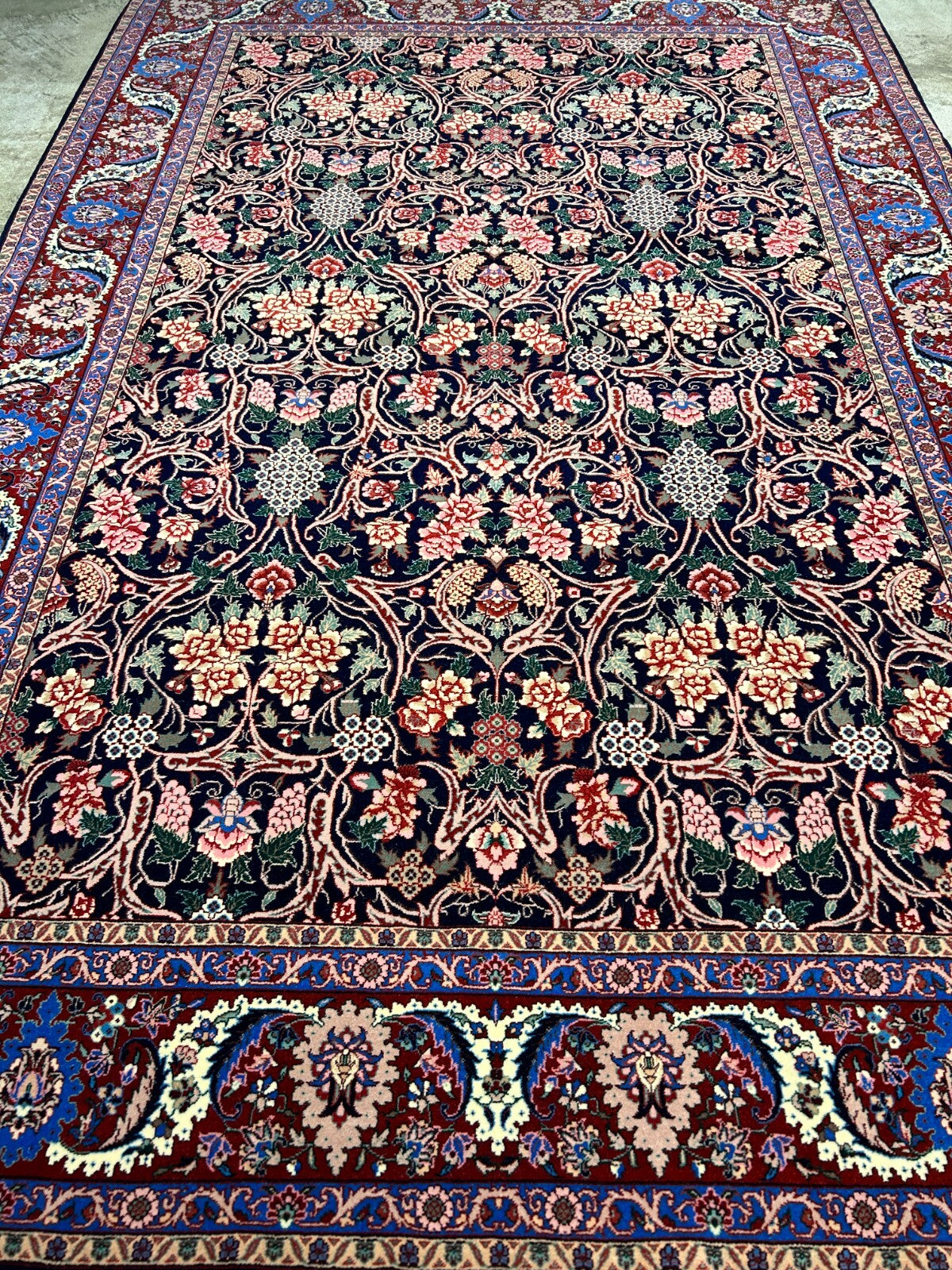 6'x9' Hand-Knotted 100% Wool Pile SinoPersian Carpet - Area Rug