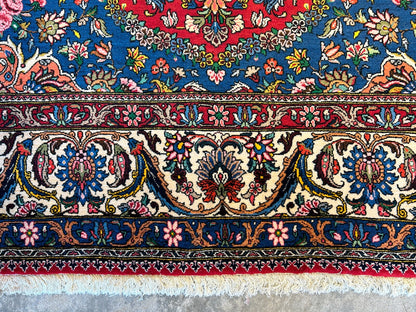 8'4"x11'11" Hand-Knotted 100% Wool Pile Bakhtiarie Rug