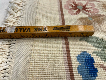 7’10”x10’1” Hand-Knotted 100% Wool Pile Oriental Area Rug - Carpet