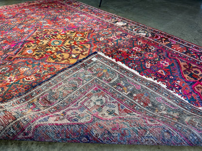 5'1" x 8'1" Hand-Knotted 100% Wool Pile Hamadane Sennehe Area Rug