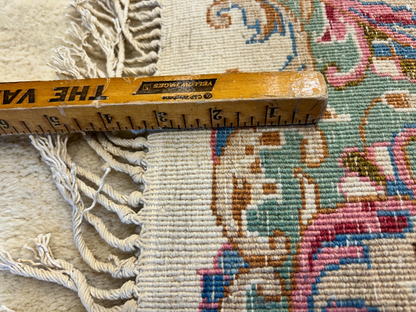 10'11"x14'9" Hand-Knotted 100% Wool Pile Kermane Area Rug - Carpet