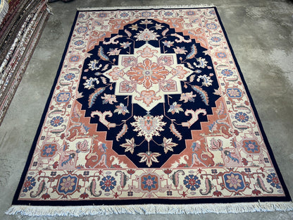 8'10"x11'11" Hand-Knotted 100% Wool Pile IndoHeriz Rug