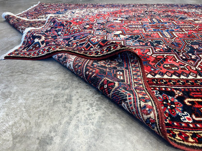 7'2"x10'1" Hand-Knotted 100% Wool Herize Carpet - Area Rug