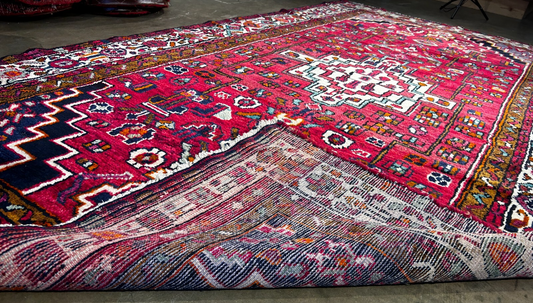 5'5" x 10'1" Hand-Knotted 100% Wool Carpet - Hamadane Area Rug