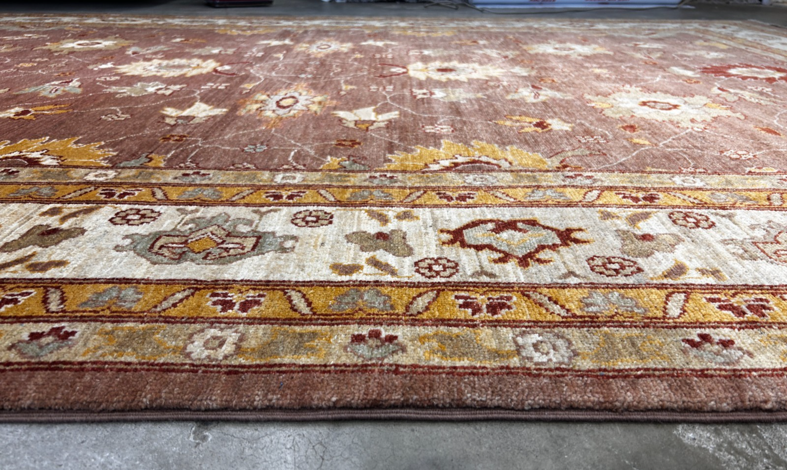 8'6"x11'11" Hand-Knotted 100% Wool Pile Pakistani Area Rug