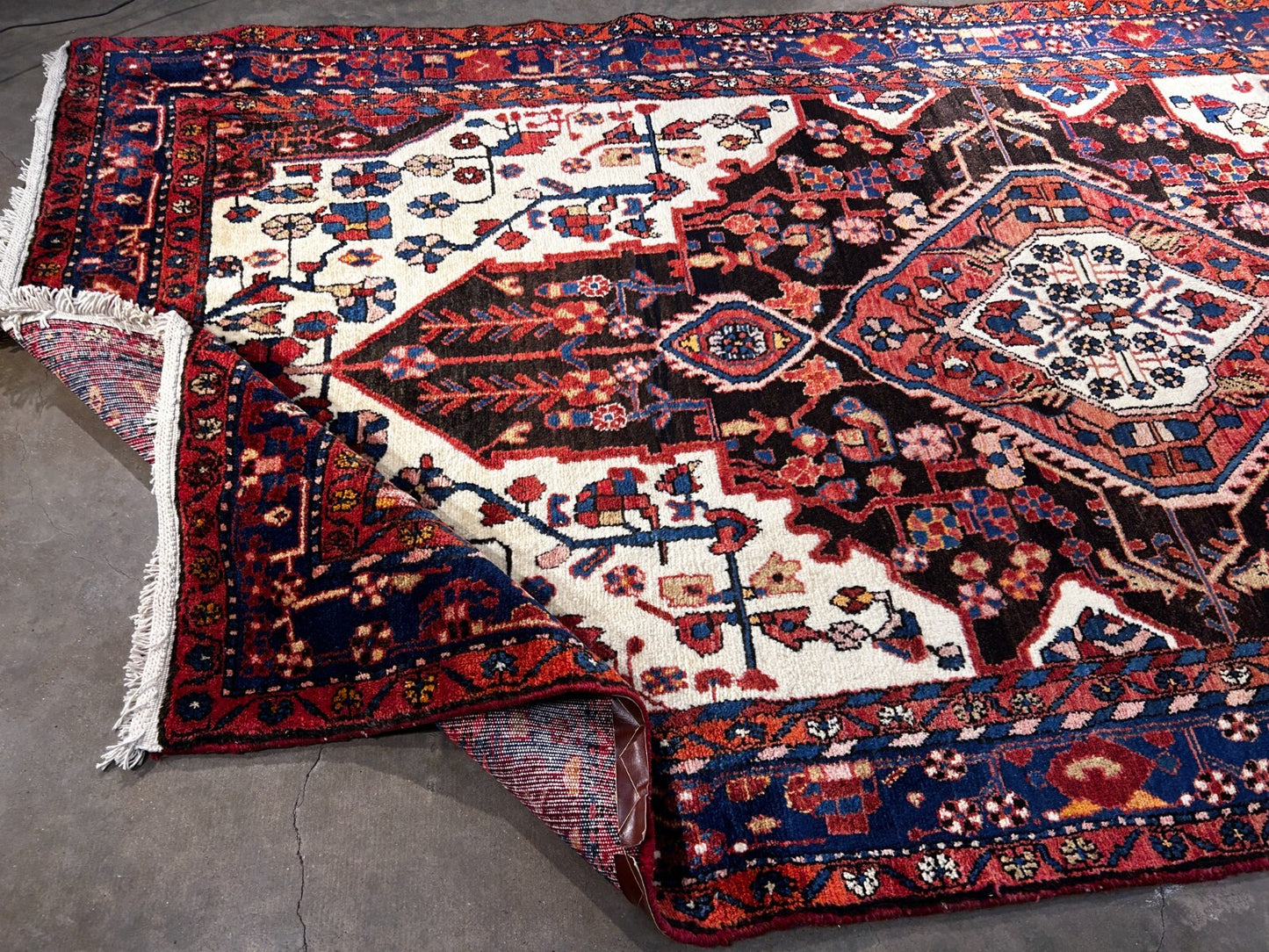 5'4" x 10'4" Hand-Knotted 100% Wool Nahavande Area Rug