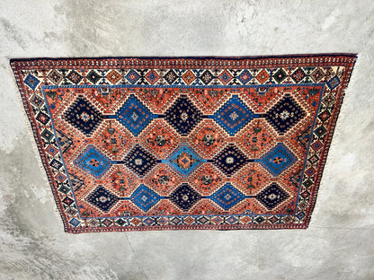 2'4"x4'9" Hand-Knotted 100% Wool Pile Yalamehe Rug