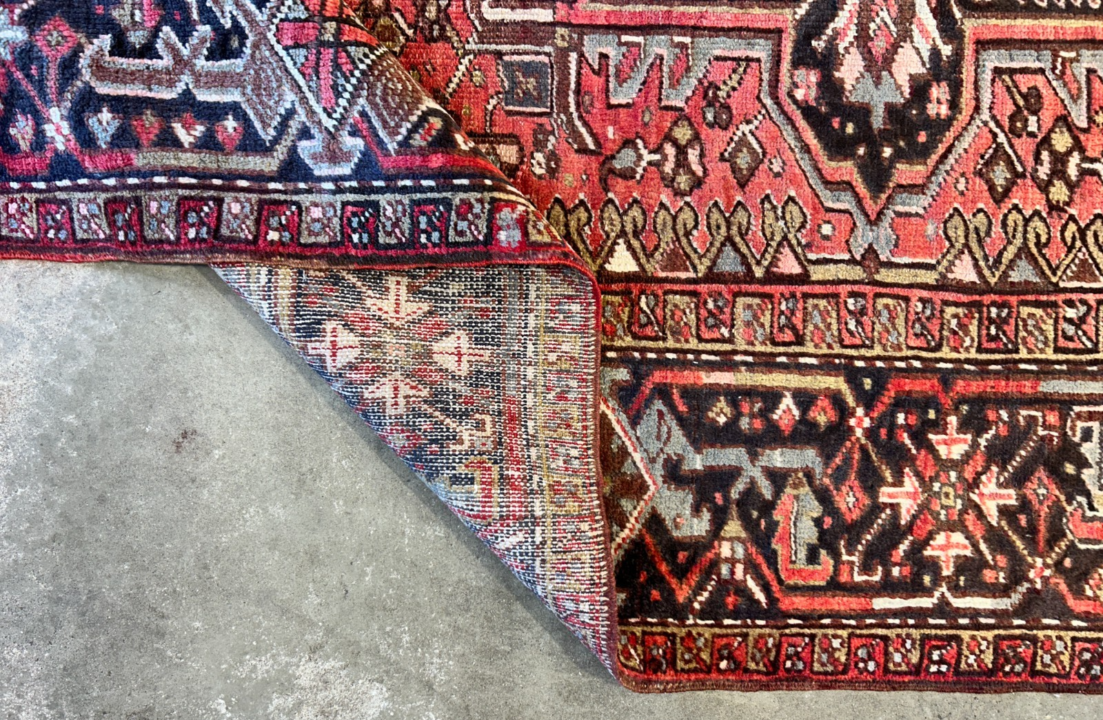 8'10"x11'8" Hand-Knotted 100% Wool Pile Herize Rug