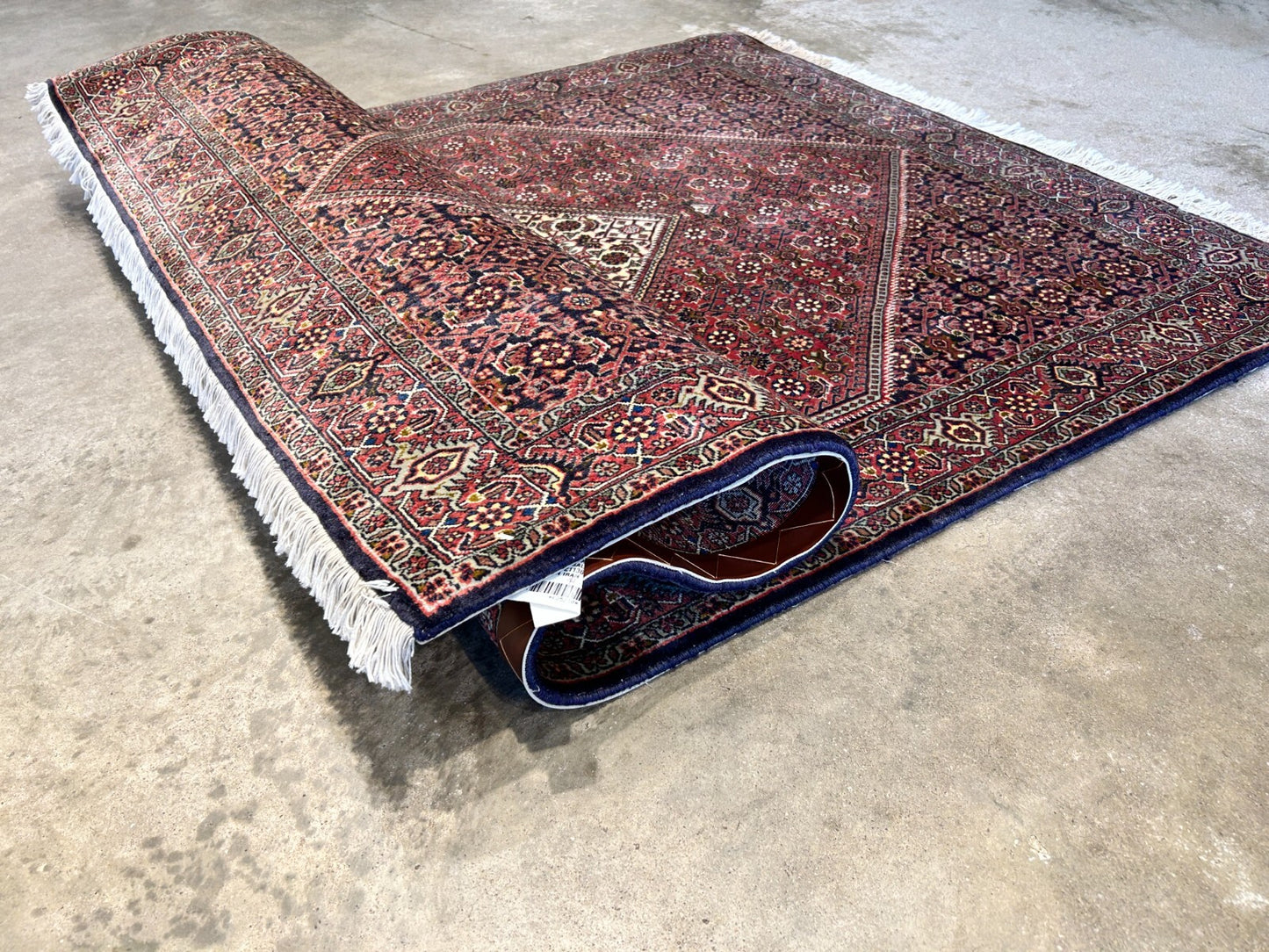 3'8"x5'10" Hand-Knotted 100% Wool Bidjare Carpet - Area Rug
