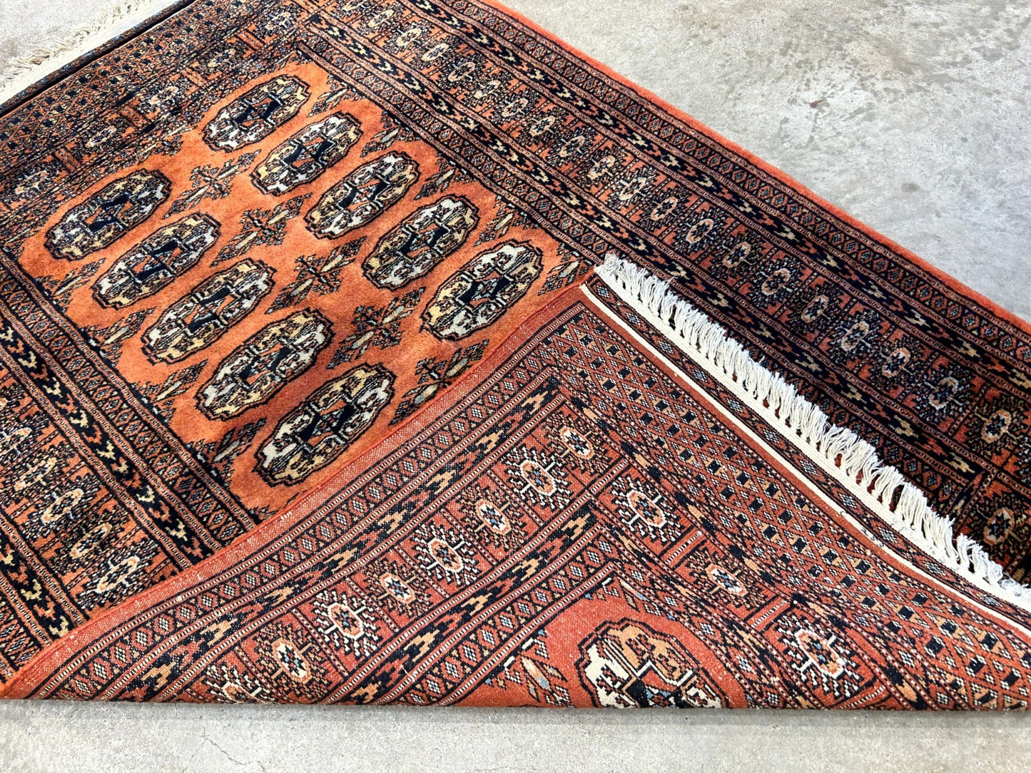 2'8"x3'11" Hand-Knotted 100% Wool Pile Bokhara Rug