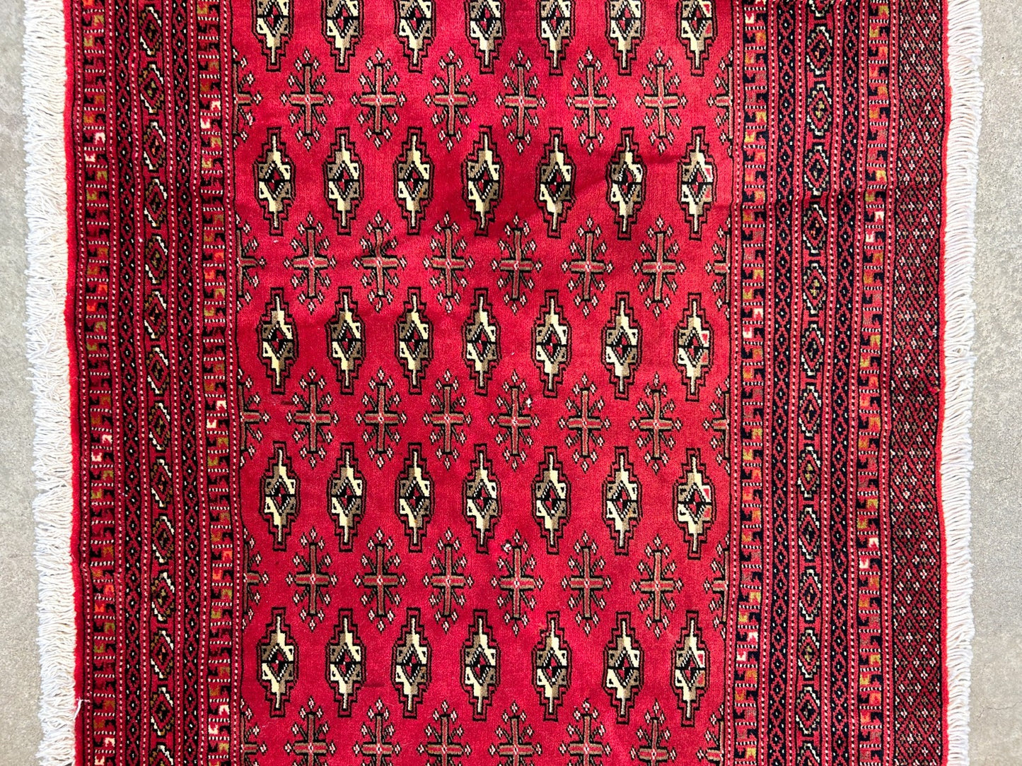 2'5"x4'9" Hand-Knotted 100% Wool Persiane Turkamane Area Rug