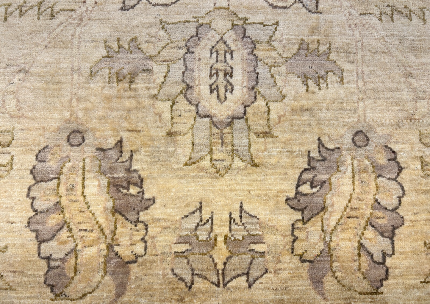 6'6"x9'6" Hand-Knotted 100% Wool Pile Afghan Carpet - Area Rug