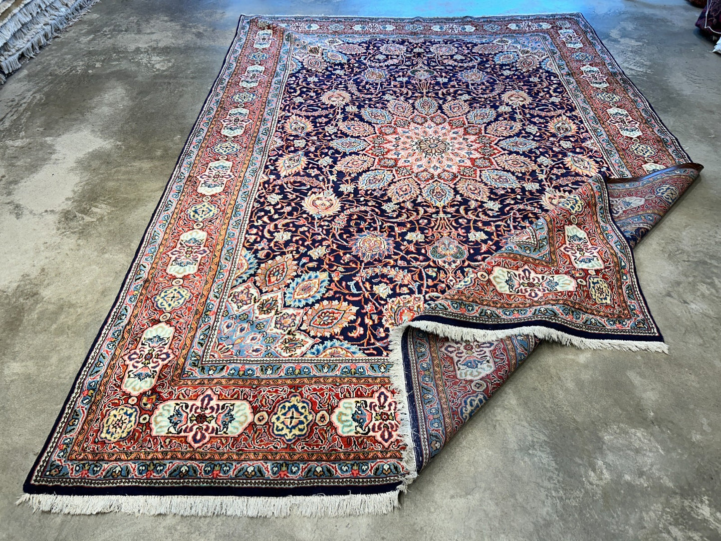 8'8"x12'6" Hand-Knotted 100% Wool Pile Kashmare Rug