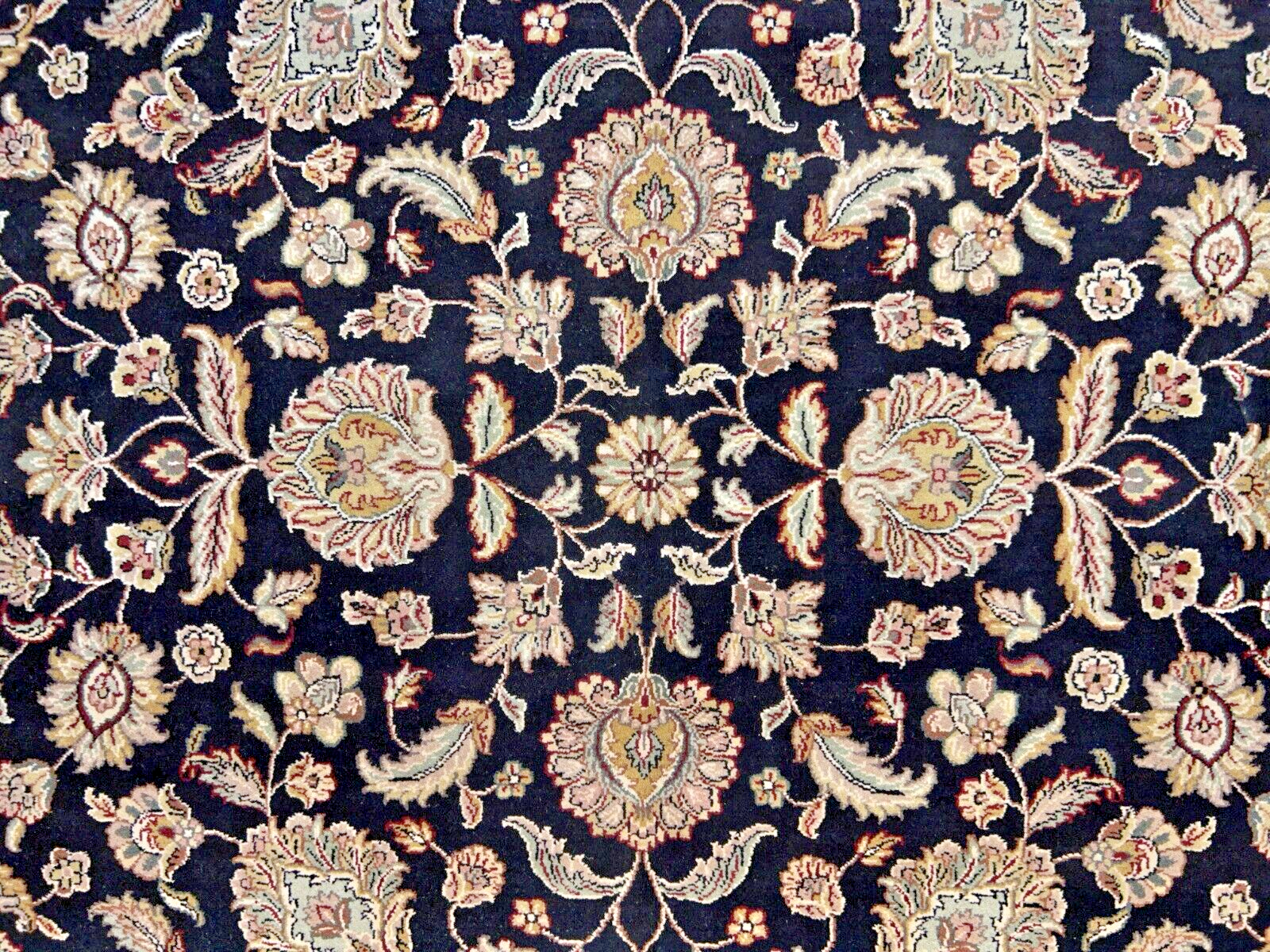 9' x 12' Hand-Knotted 100% Wool Carpet - Indian Agra Area Rug