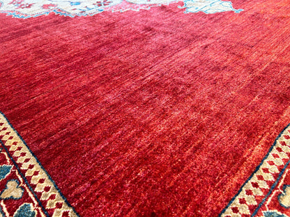 8'10"x11'8" Hand-Knotted 100% Wool Pile Tabrize Rug