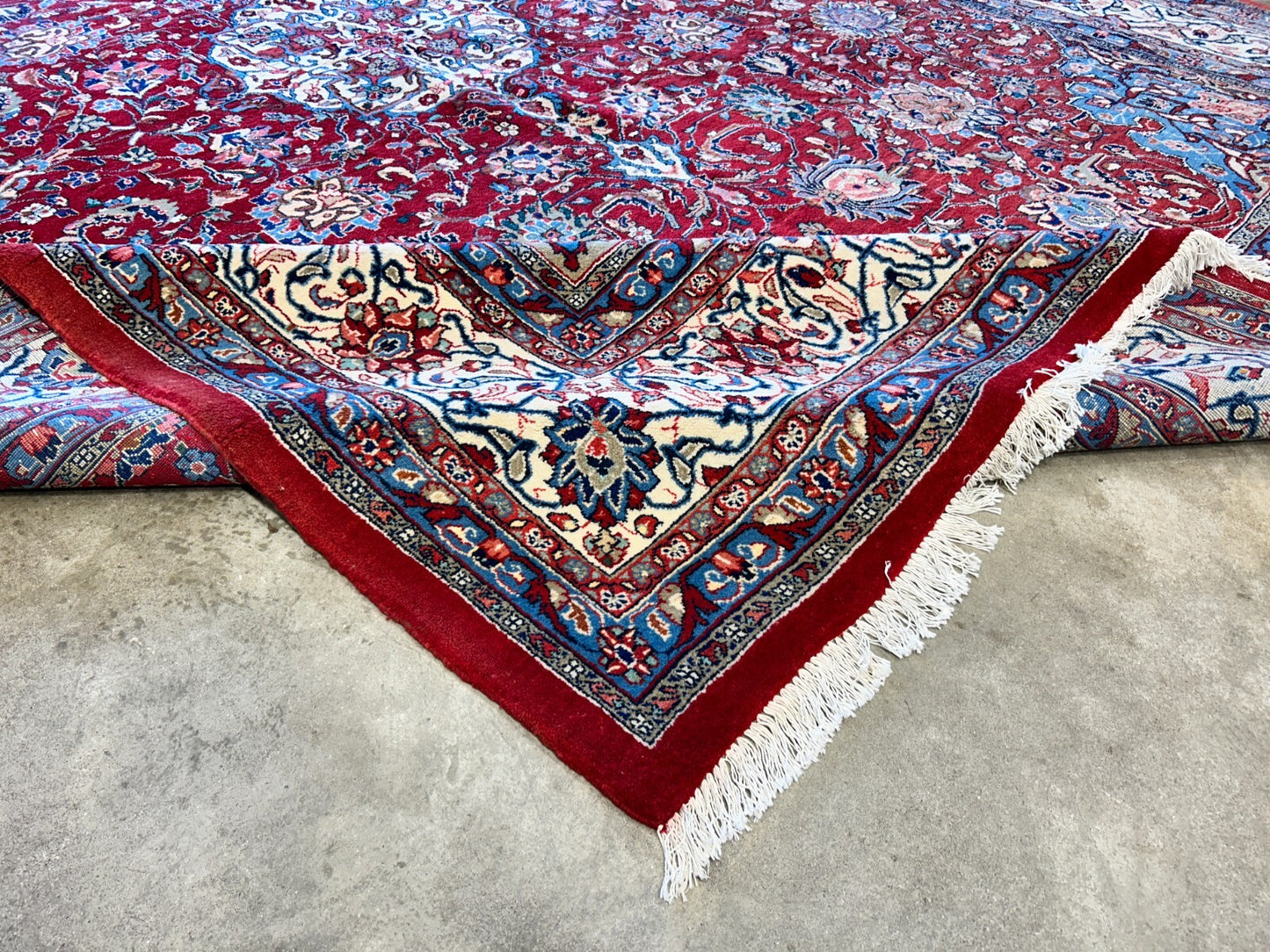 9'3"x12'6" Hand-Knotted 100% Wool Pile Mashade Rug