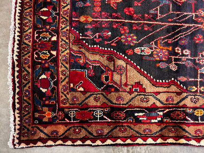 5'5" x 10'4" Hand-Knotted 100% Wool Carpet - Nahavande Area Rug