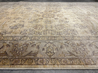 6'6"x9'6" Hand-Knotted 100% Wool Pile Afghan Carpet - Area Rug