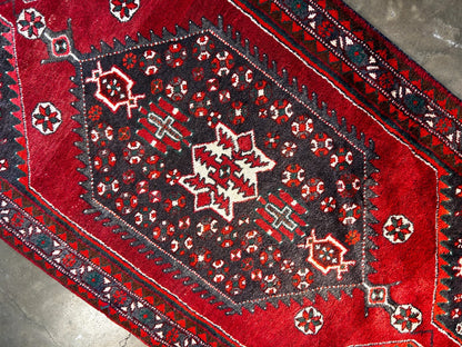 4'2" x 8' Hand-Knotted 100% Lamb Wool Carpet - Hamadane Area Rug