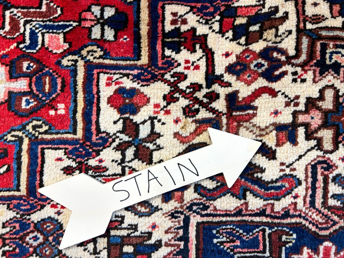 7'2"x10'1" Hand-Knotted 100% Wool Herize Carpet - Area Rug