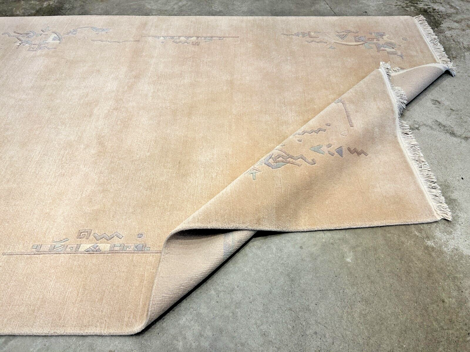 6'6"x9'11" Hand-Knotted 100% Wool Pile Indo-Nepali Carpet - Area Rug