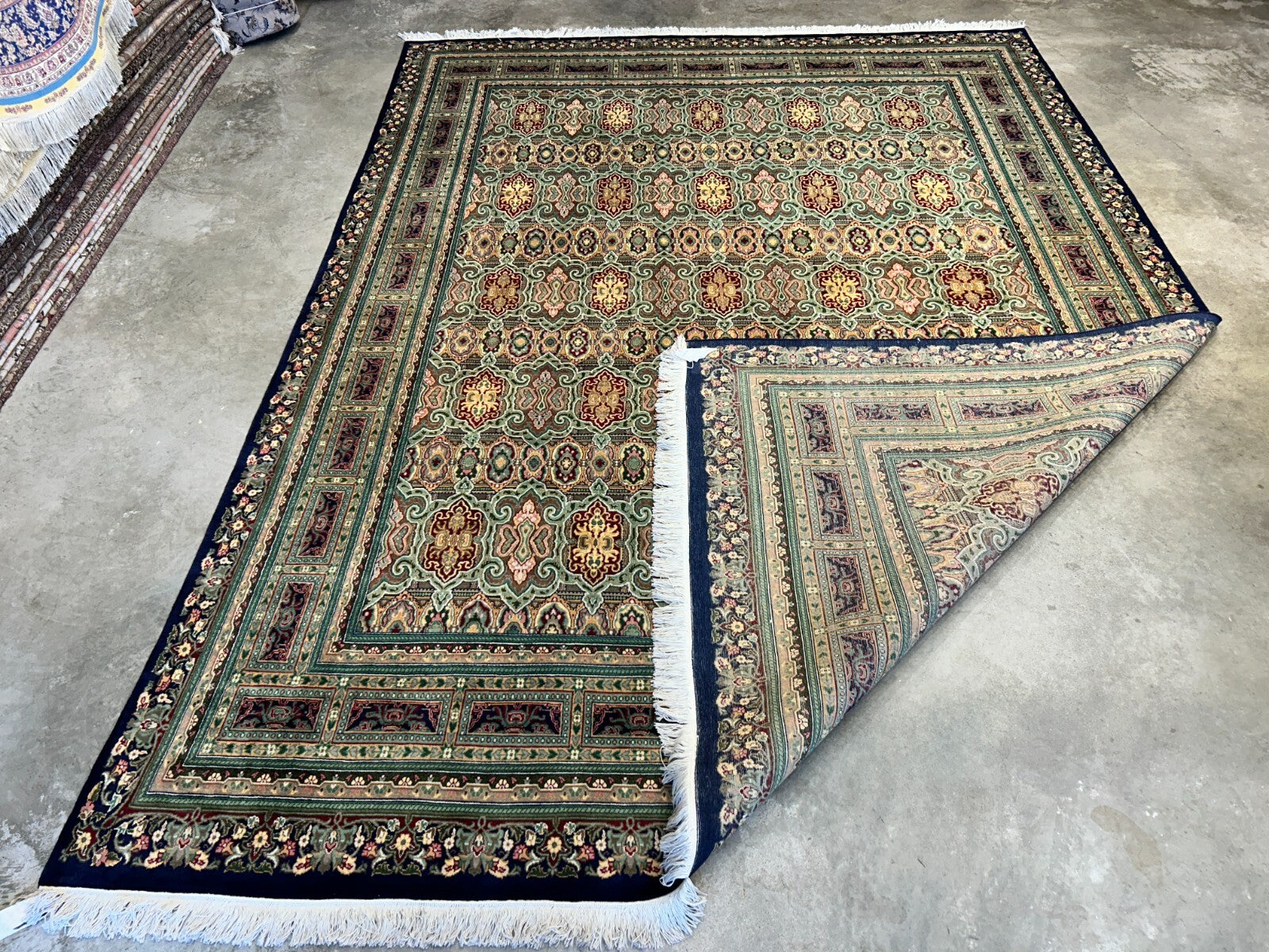 8'10"x11'10" Hand-Knotted 100% Wool Pile Oriental Rug
