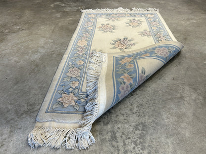 3’x5’ Hand-Knotted 100% Wool Pile Oriental Area Rug - Carpet