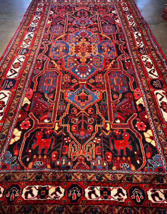 5'4" x 10'3" Hand-Knotted 100% Wool Carpet - Nahavande Area Rug