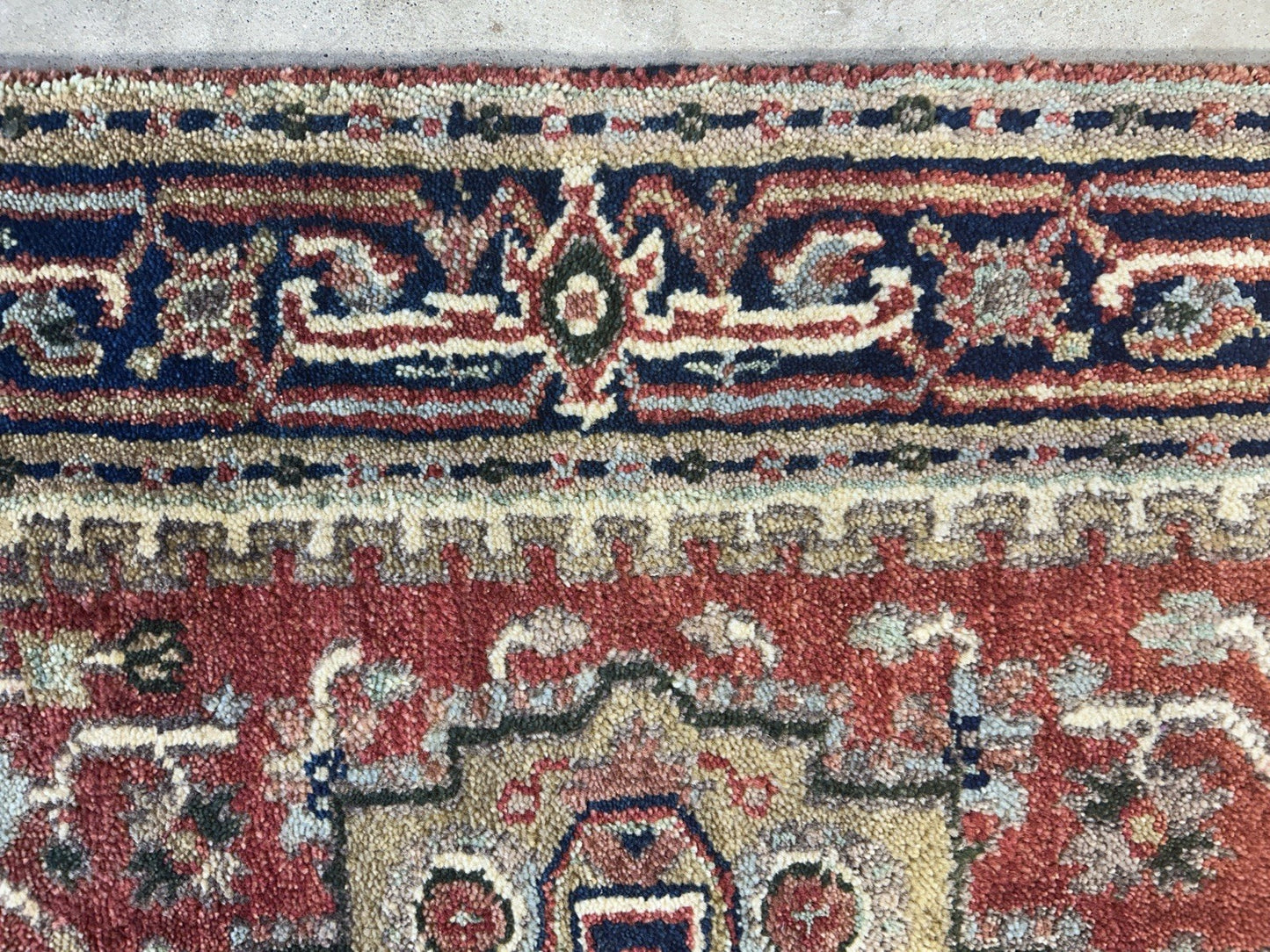 3’x4’9" Hand-Knotted 100% Wool Indoserapi Area Rug - Carpet