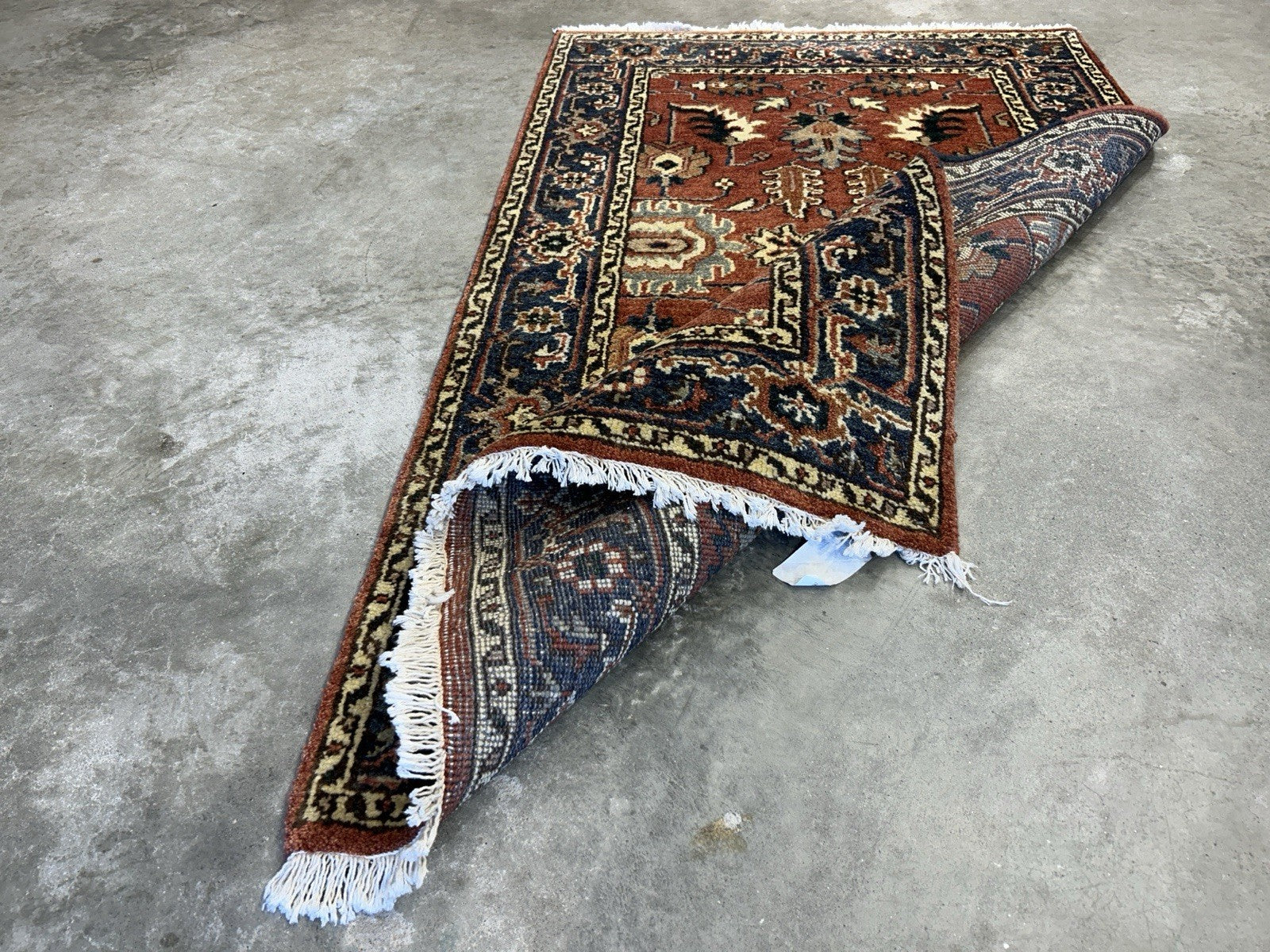 3’1”x5’1” Hand-Knotted 100% Wool Indoserapi Area Rug - Carpet