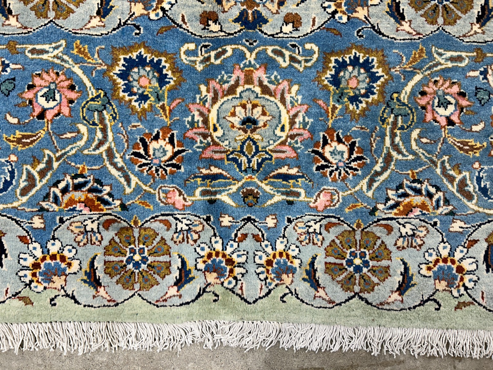 10'6"x14'6" Hand-Knotted 100% Wool Pile Kashane Rug