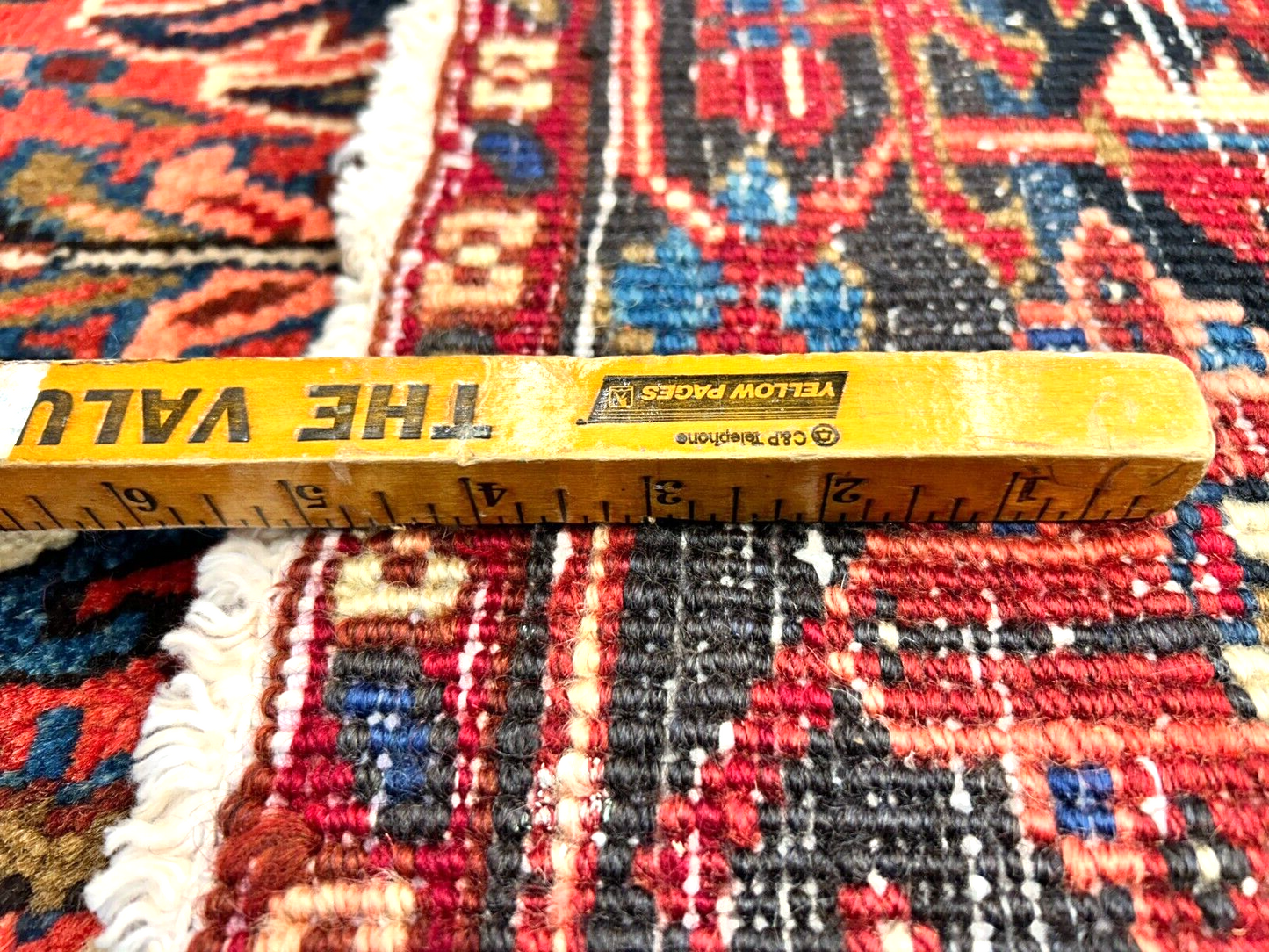 8'3"x11'4" Hand-Knotted 100% Wool Pile Herize Rug