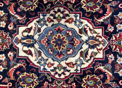 8'2"x12'4" Hand-Knotted 100% Wool Pile Kashane Area Rug - Carpet