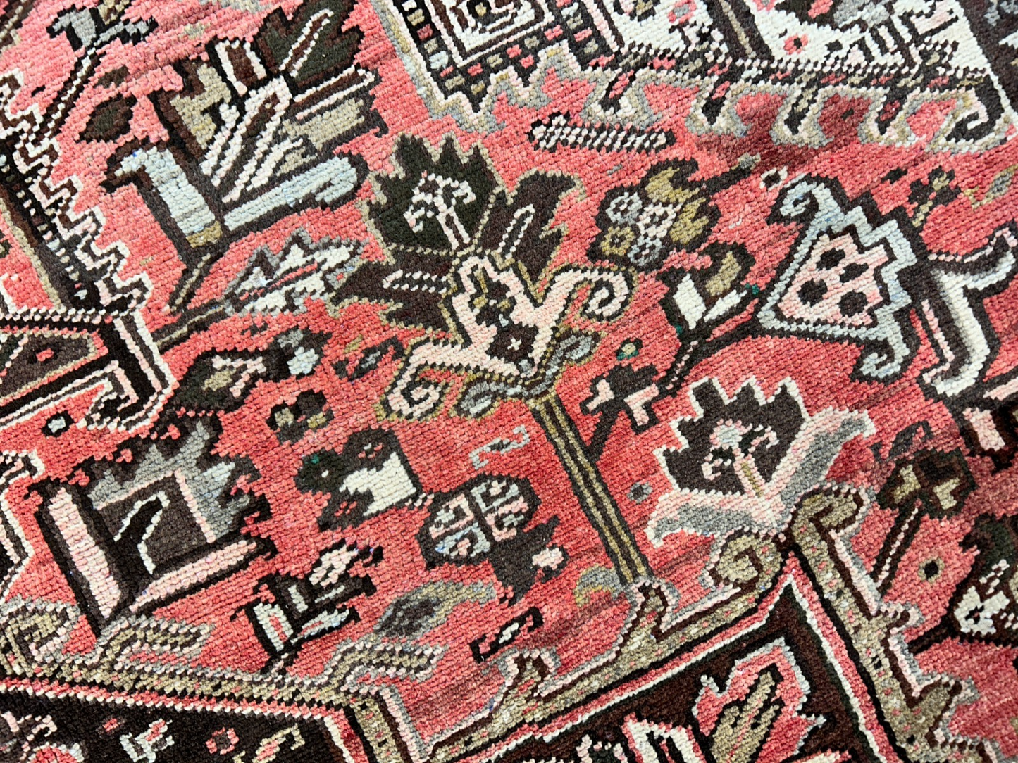 8'5"x11'10" Hand-Knotted 100% Wool Pile Herize Rug