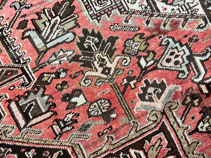 8'5"x11'10" Hand-Knotted 100% Wool Pile Herize Rug