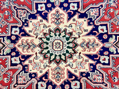 9' x 12' Hand-Knotted 100% Wool Carpet - Herize Design Area Rug