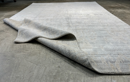 6'x8'11" Hand-Knotted 100% Wool Pile Modern Rug