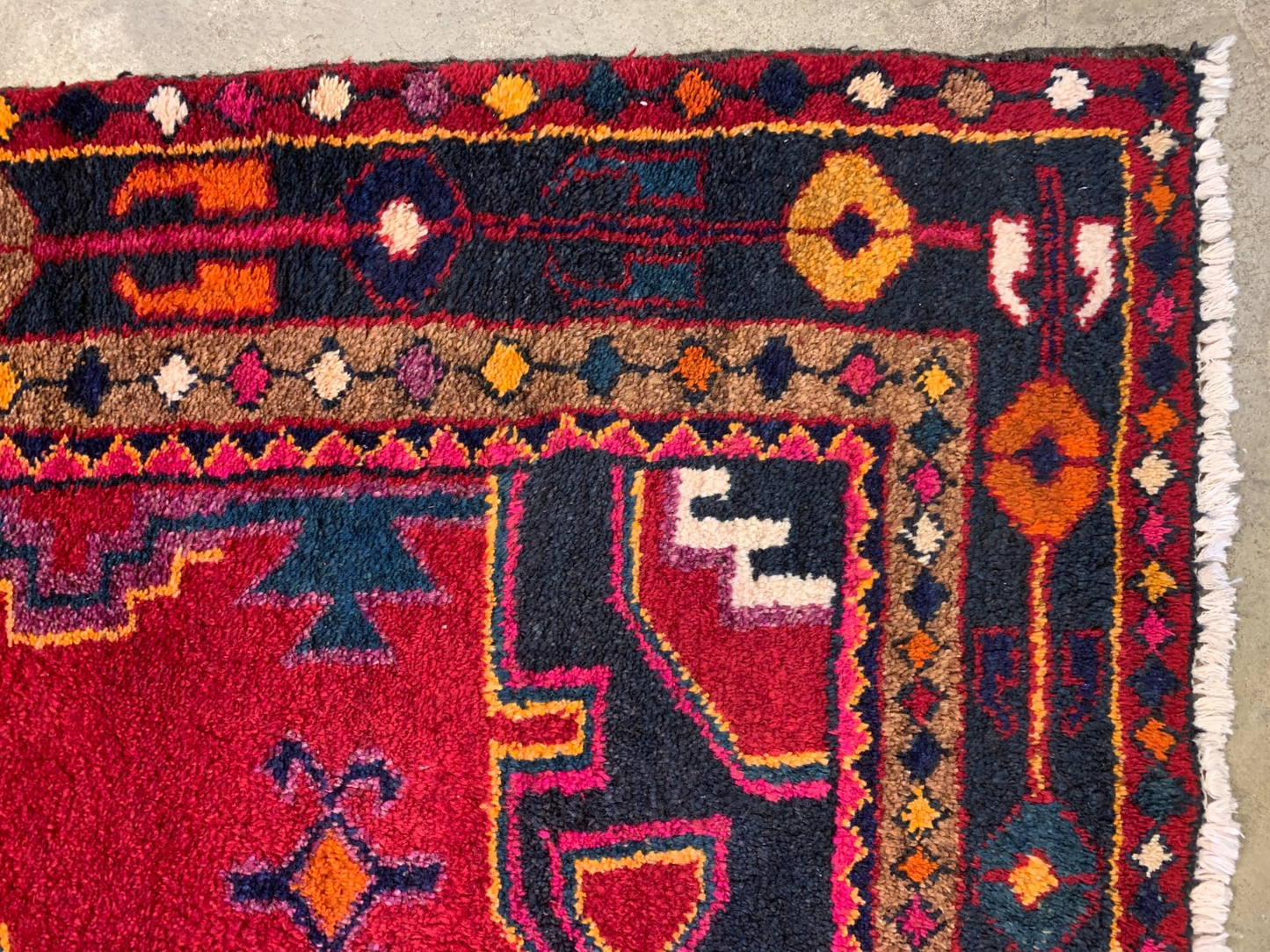 4'0"x 7'5" Hand-Knotted 100% Wool Pile Mousele Area Rug - Carpet