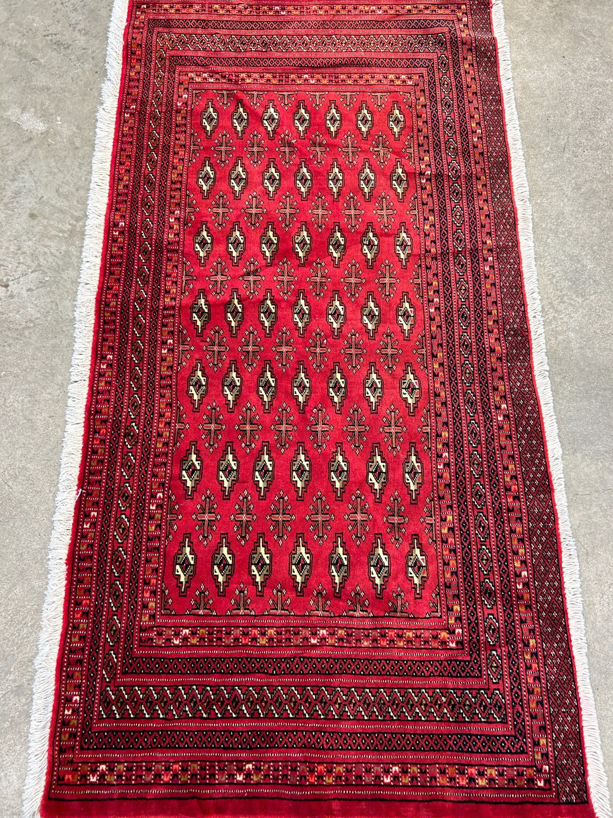 2'5"x4'9" Hand-Knotted 100% Wool Persiane Turkamane Area Rug